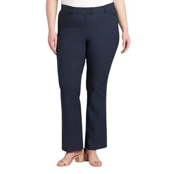 Lane Bryant Allie Pant Bavy Blue Sexy Stretch Sz. 18 Mid Rise - Picture 1 of 8